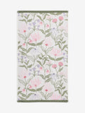 Floral 100% cotton hand and bath towel (British brand)