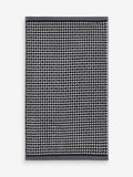Black white geometric cotton towel, imported from the UK