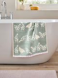 Sage Green chicken towel 100% cotton (British brand)