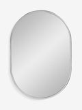 Silver Rib bathroom wall mirror with shelf, 65cm - British product