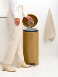 Brabantia warm gold pedal bin 30L - British product