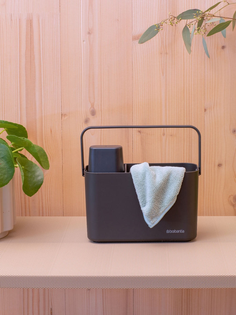 Brabantia Dark Grey Sink Side Cleaning Caddy