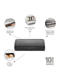 Brabantia bread bin Matt Black Roll Top, UK version