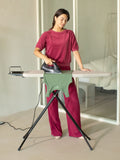 Brabantia denim grey ironing board size A with steam iron rest, UK version