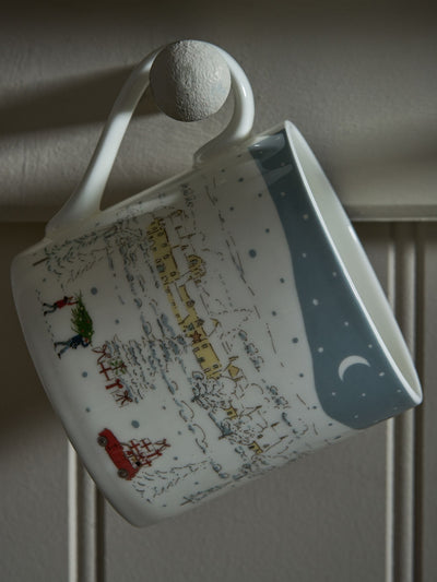Next Sophie Allport White Home for Christmas Scene Mug- Buy online at McGrocer
