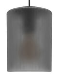 Eglo Colomera black pendant light steel glass shade, imported from the UK