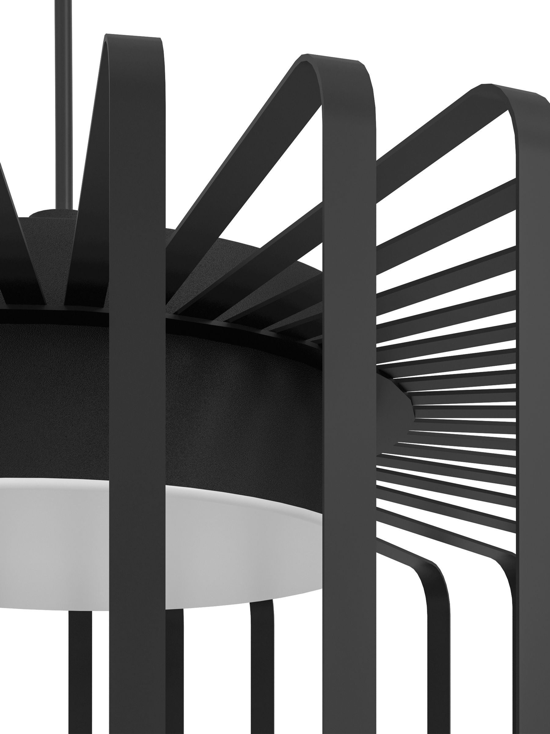 Eglo Ginestrone-Z RGB steel pendant light, UK version