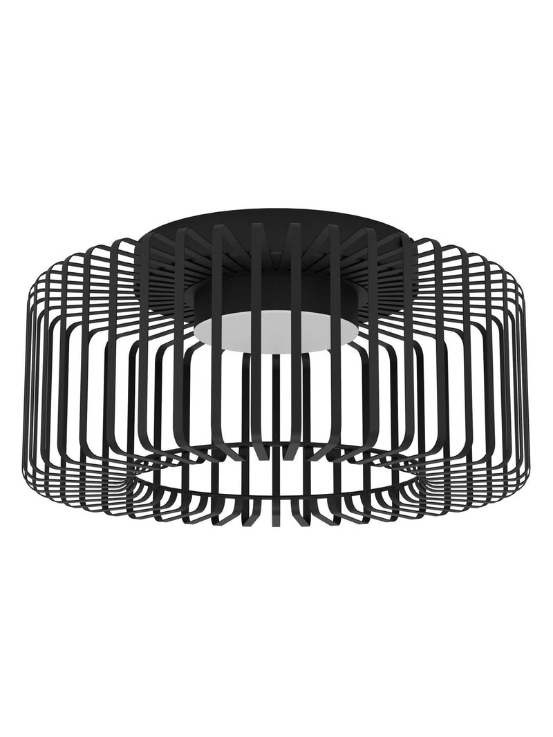Eglo Black Ginestrone-Z Steel RGB ceiling light (British brand)