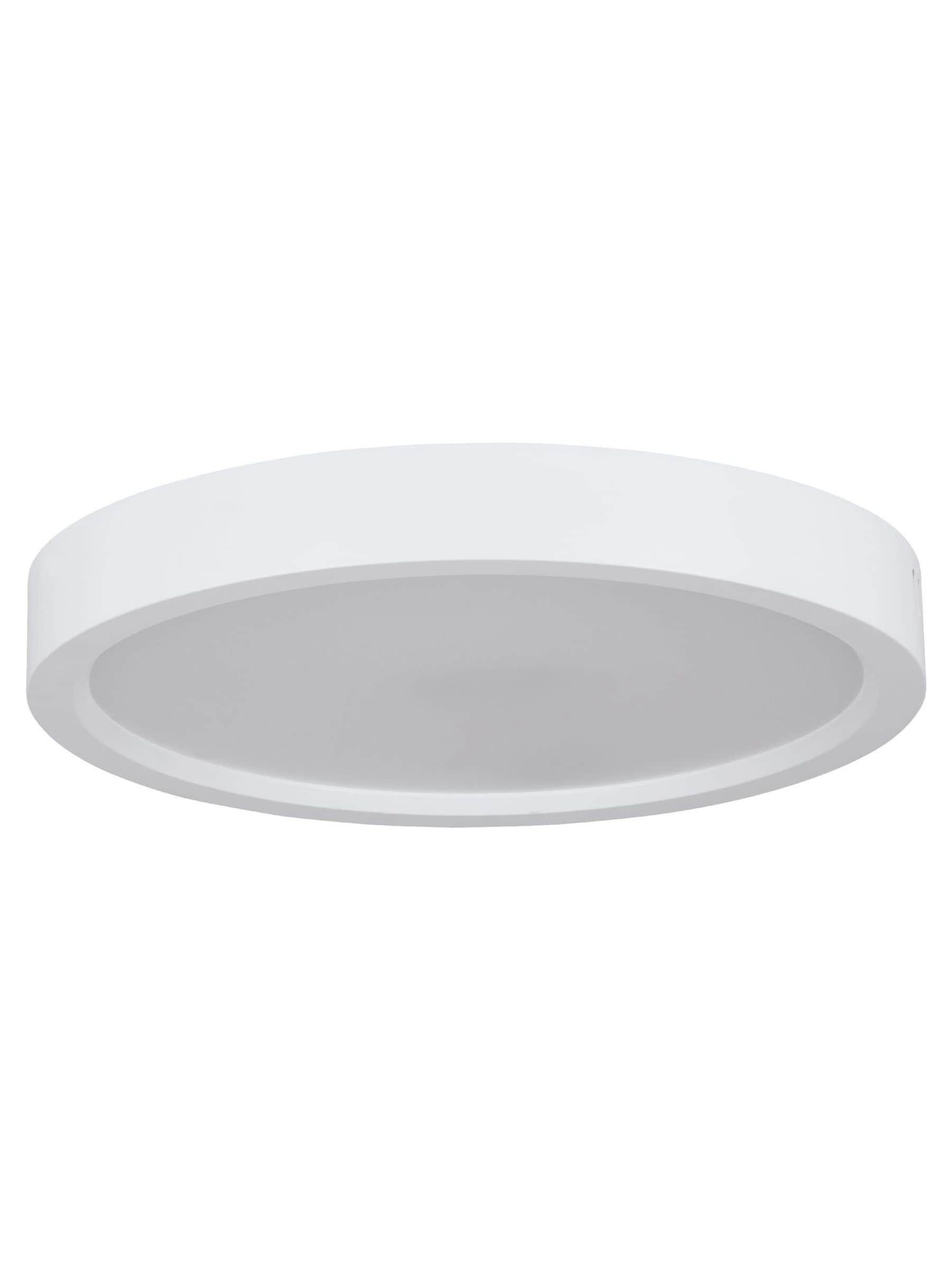 Eglo white plastic ceiling light, imported from the UK