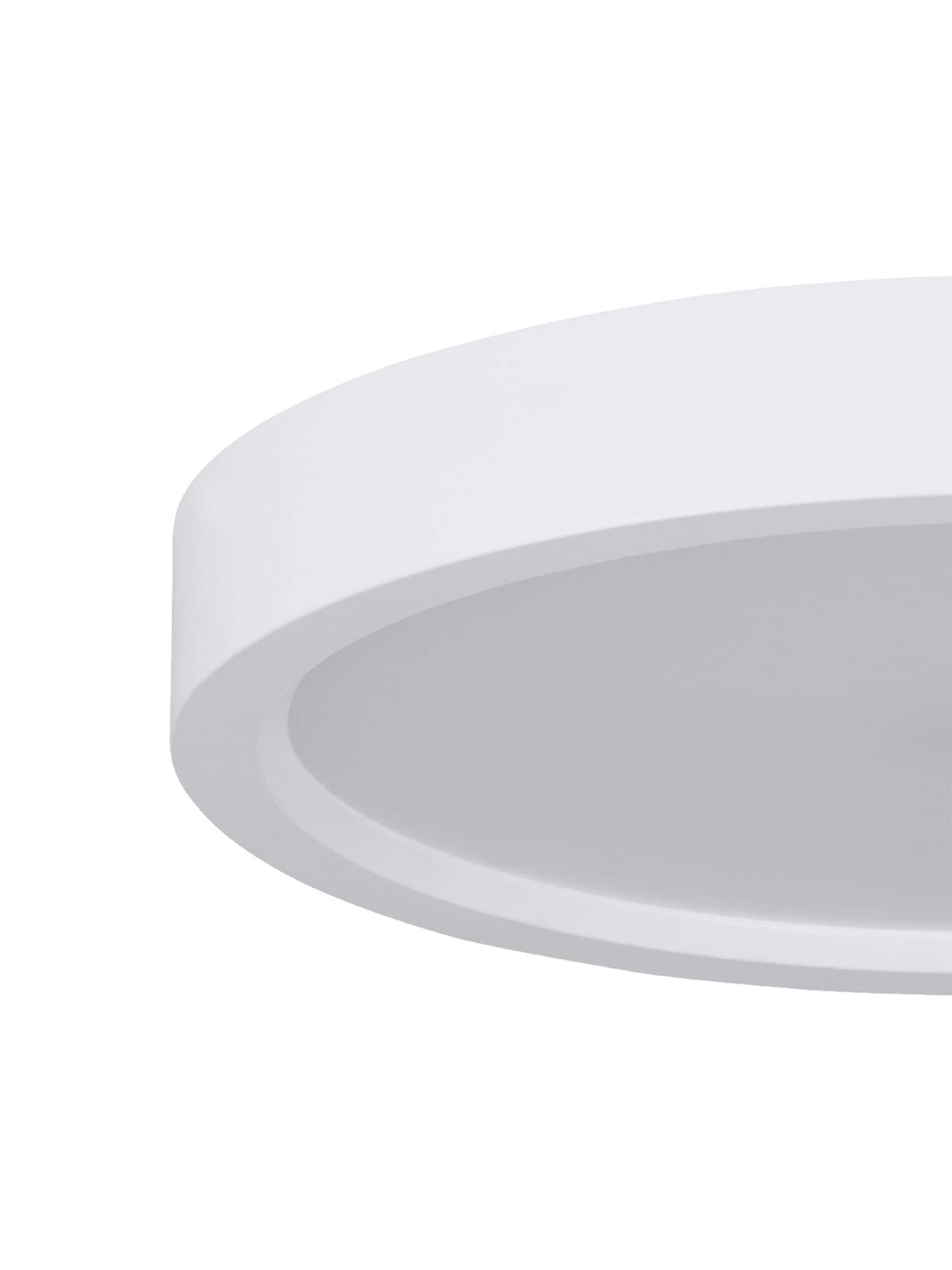 Eglo white plastic ceiling light, imported from the UK