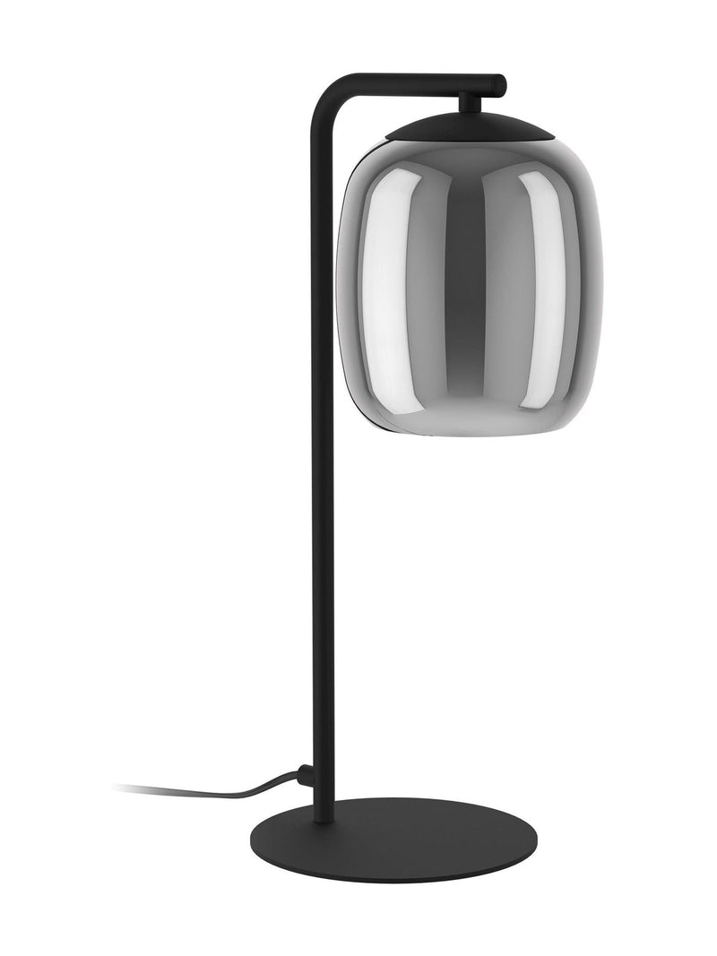 Eglo Ciampino table lamp black steel and glass, UK version