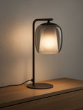 Eglo Black Ciampino Steel and Glass Modern LED Table Lamp