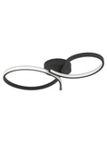 Eglo Serpins black ceiling light aluminium steel 60cm (British brand)