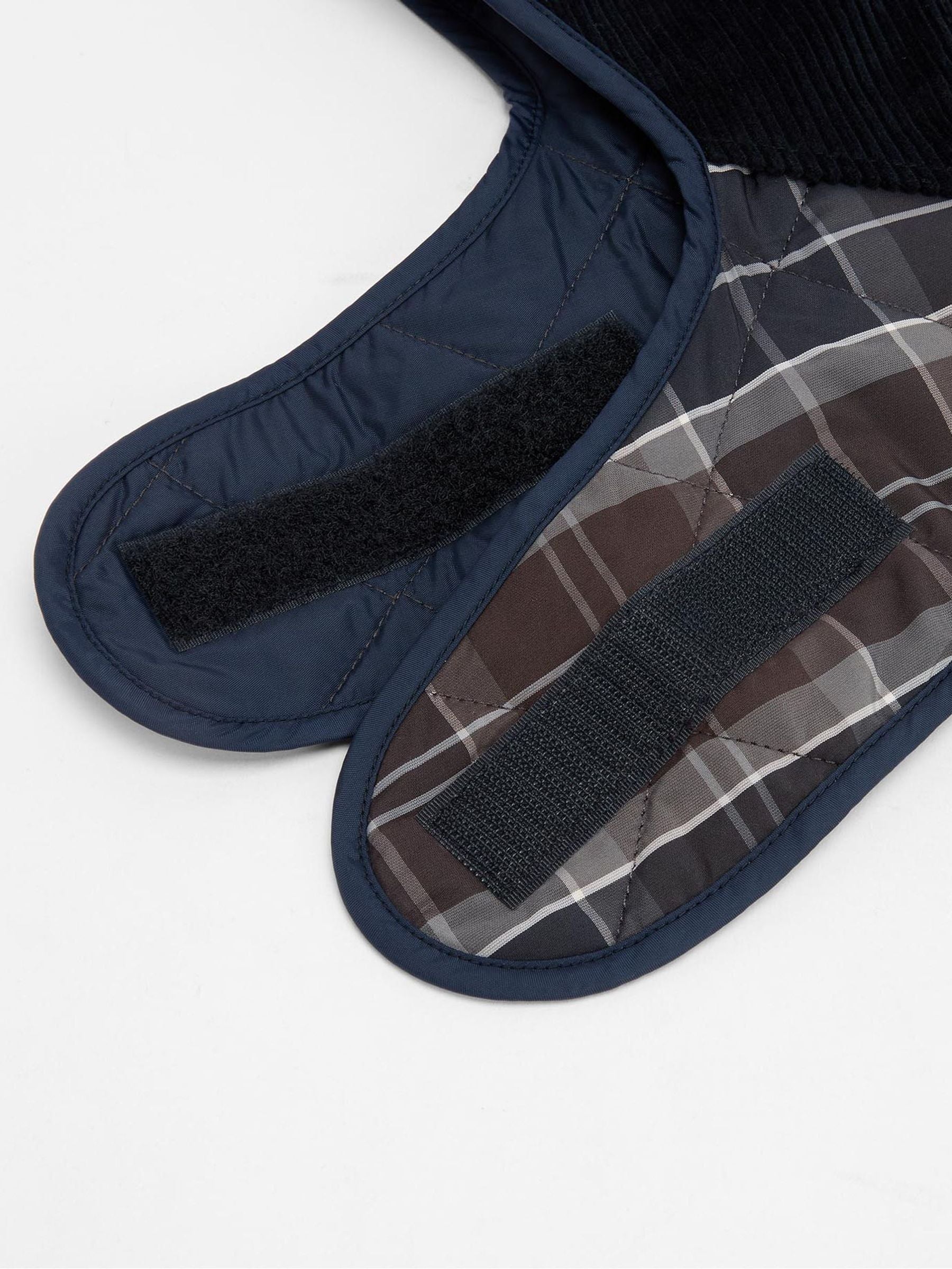 Barbour quilted tartan brown dog coat, imported from the UK