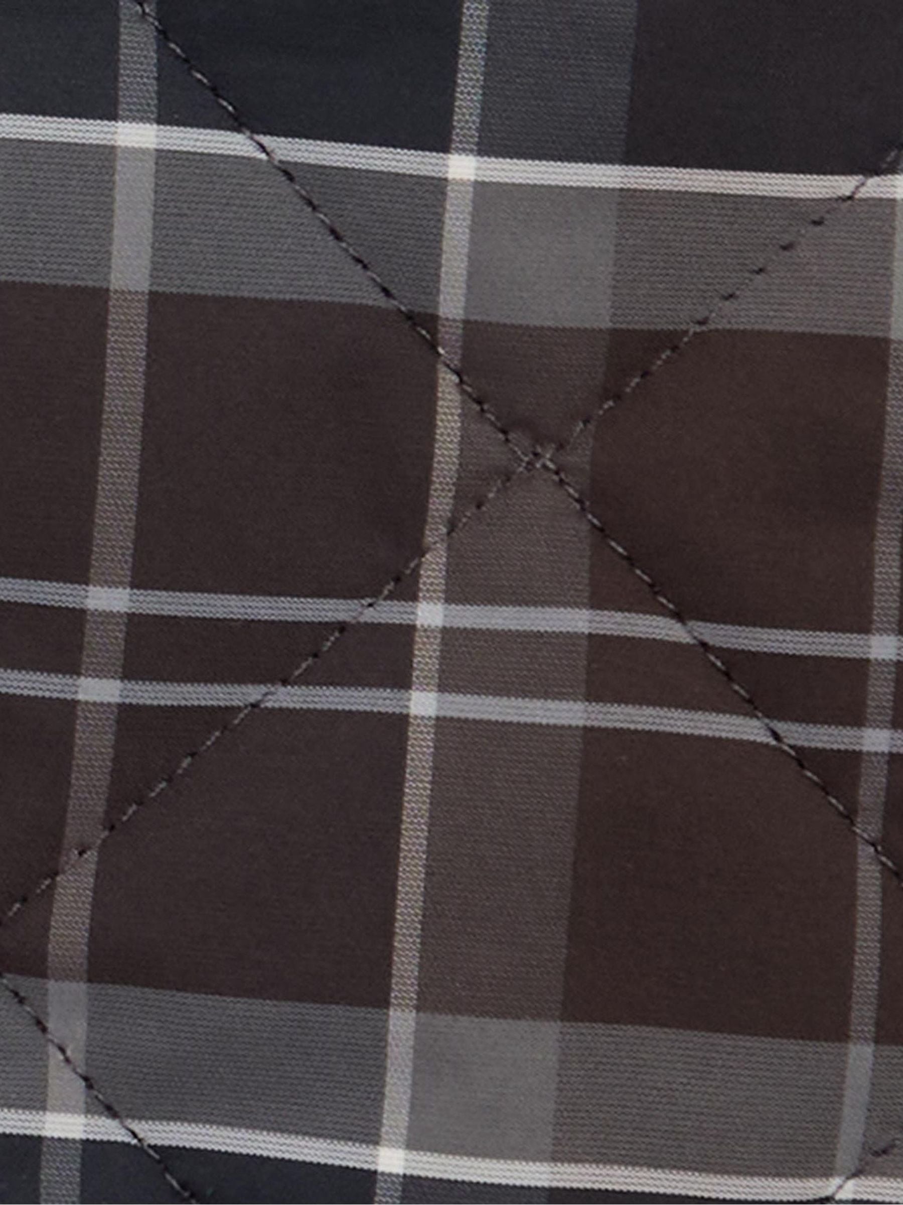 Barbour quilted tartan brown dog coat, imported from the UK