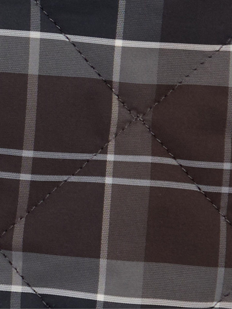 Barbour quilted tartan brown dog coat, imported from the UK