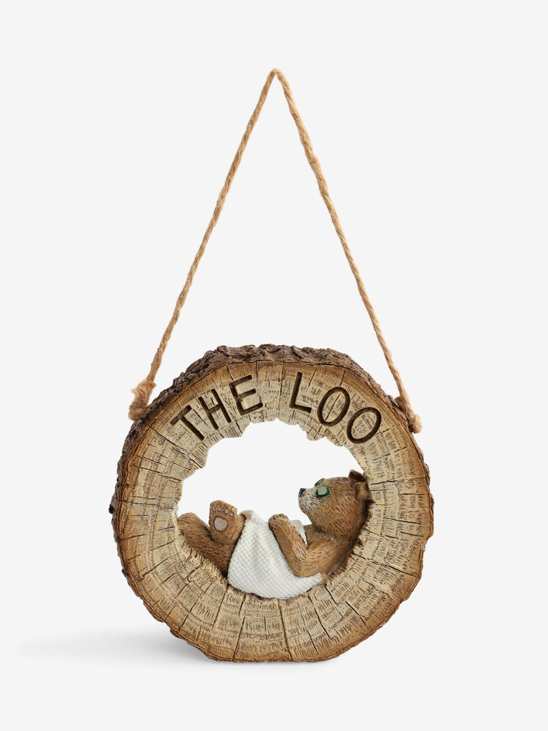 Hamish reversible hanging bathroom sign (British brand)