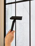Black Rib Shower Wiper 21cm - British product