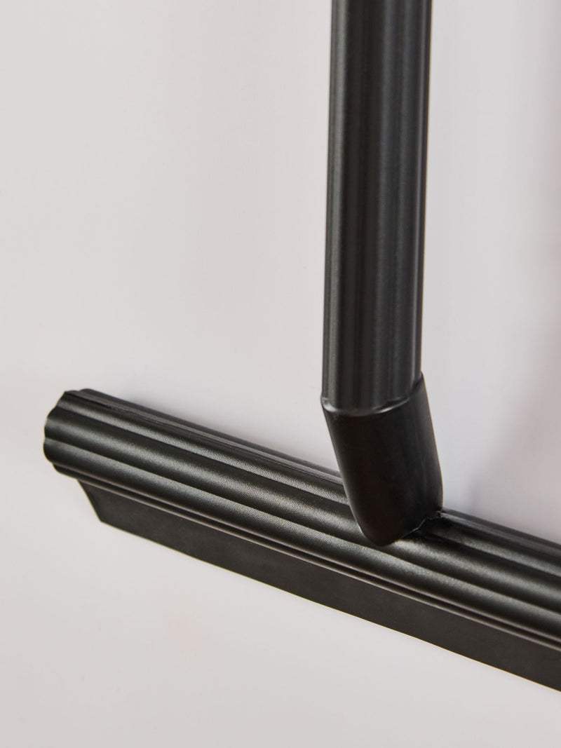 Black Rib Shower Wiper 21cm - British product