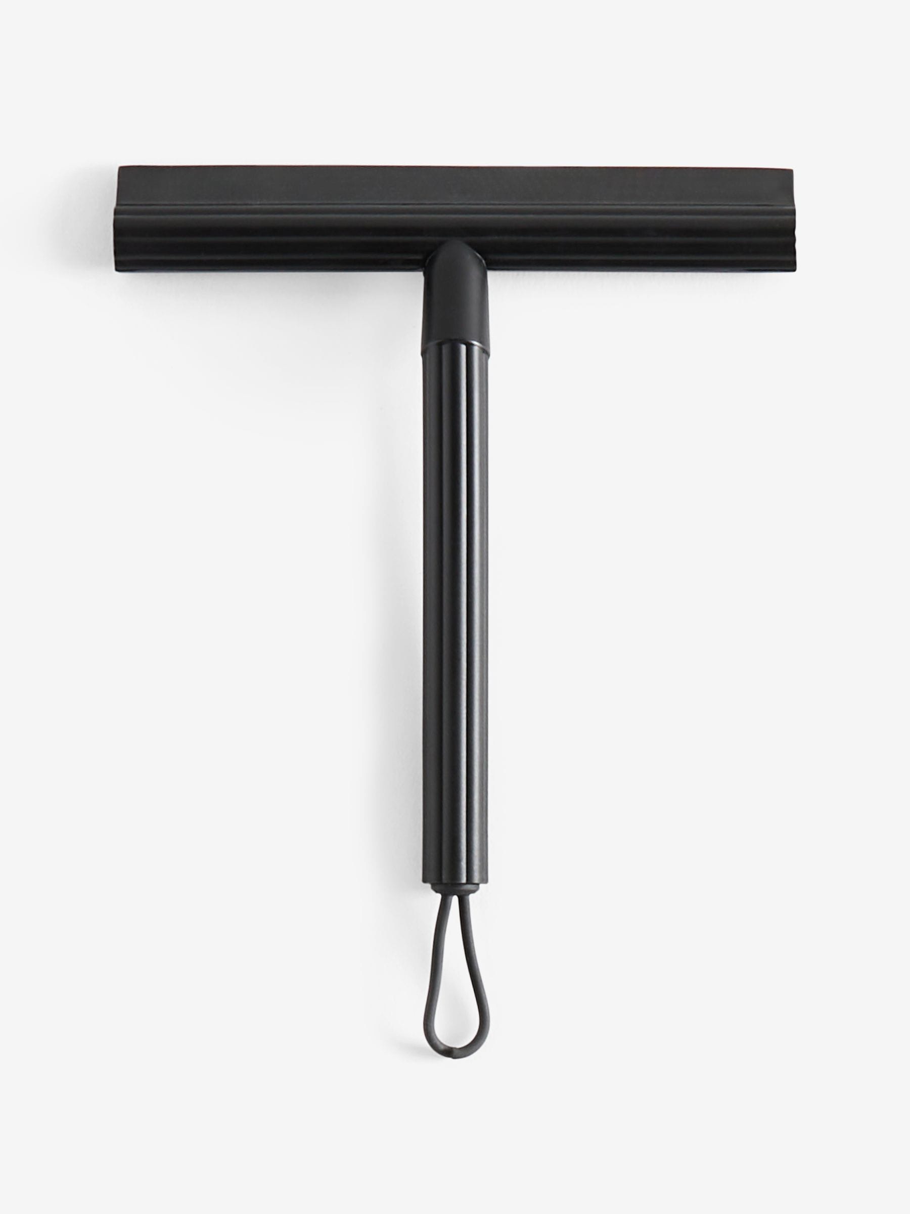 Black Rib Shower Wiper 21cm - British product
