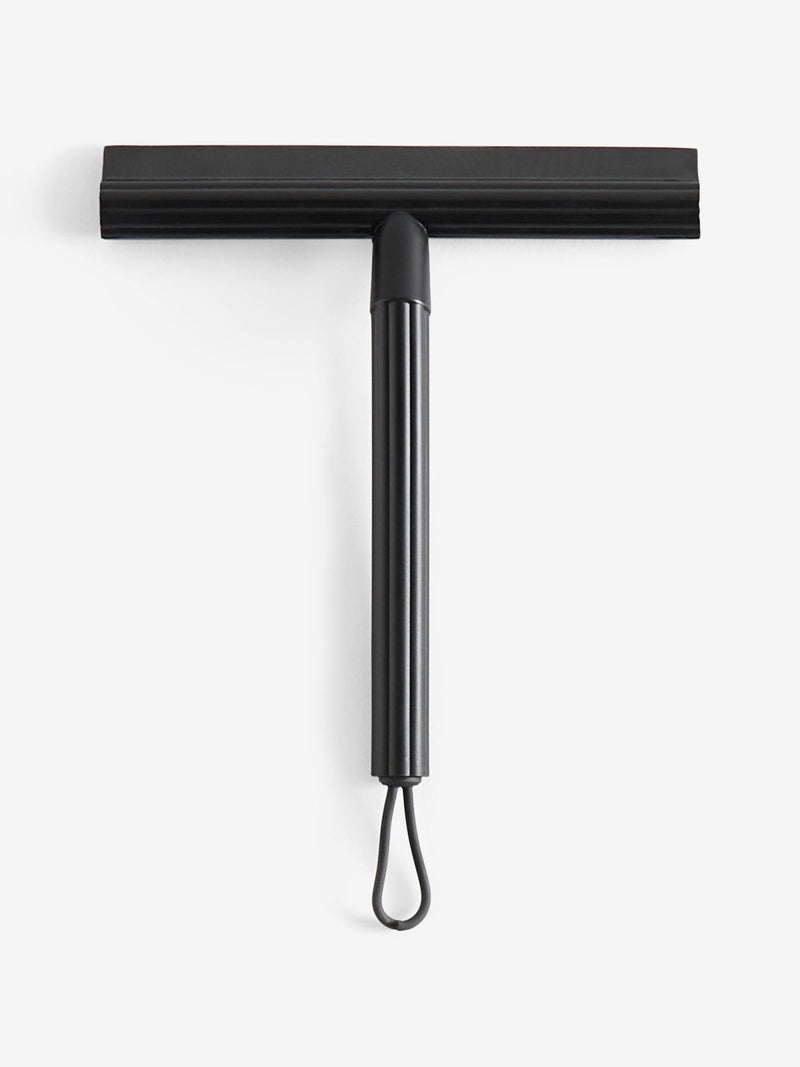 Black Rib Shower Wiper 21cm - British product