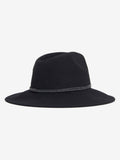 Barbour Tack fedora hat in jet black, imported from the UK