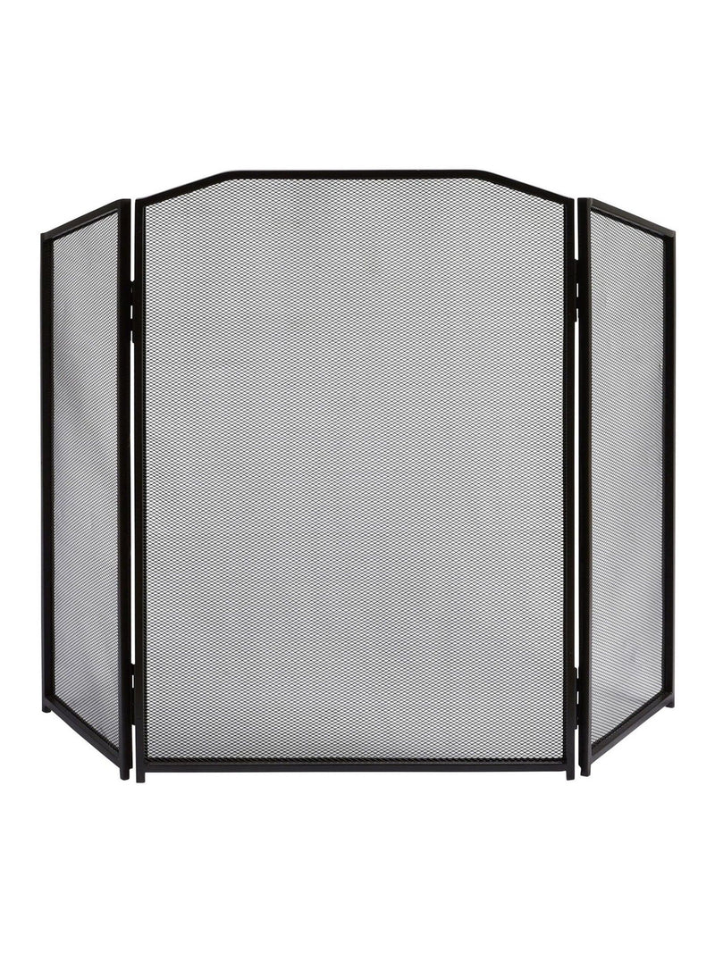 Garden Trading Black Latton folding firescreen (British brand)
