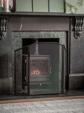 Garden Trading Black Latton folding firescreen (British brand)