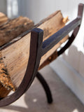 Garden Trading wrought iron classic log holder 38cm (British brand)