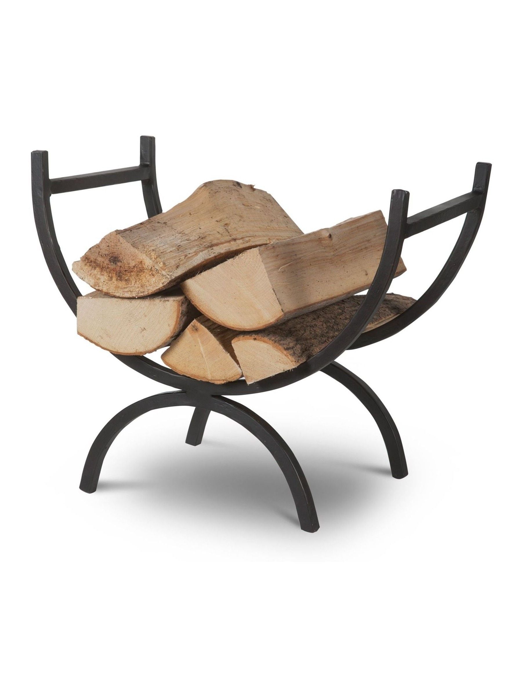 Garden Trading wrought iron classic log holder 38cm (British brand)