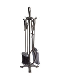 Garden Trading Latton antique pewter fireside tool set - British product
