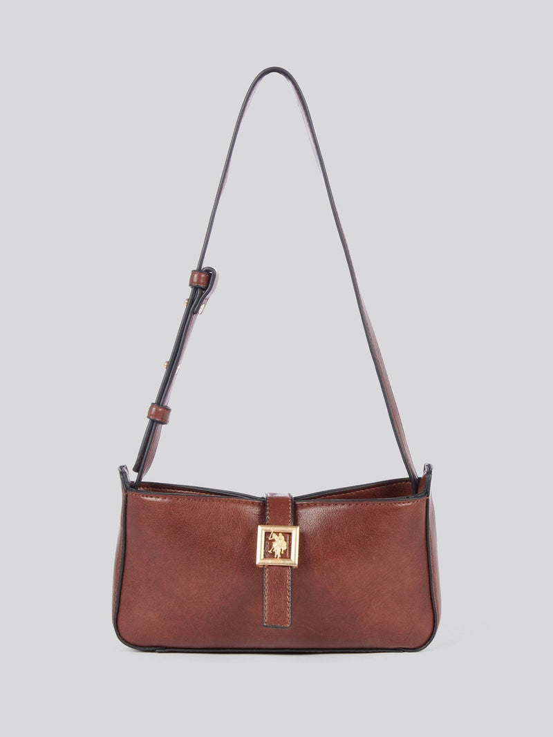 U.S. Polo Assn. brown mini hobo bag - British product