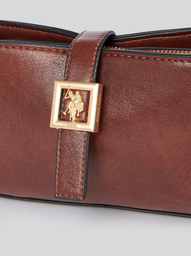 U.S. Polo Assn. brown mini hobo bag - British product
