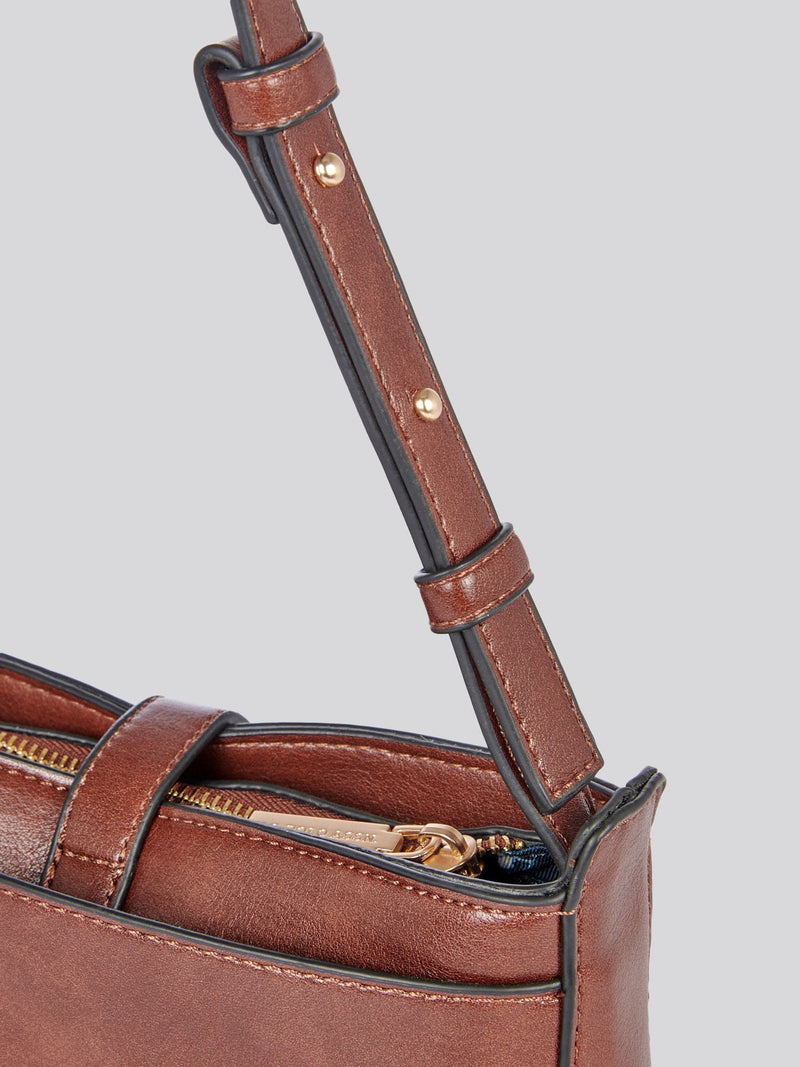 U.S. Polo Assn. brown mini hobo bag - British product
