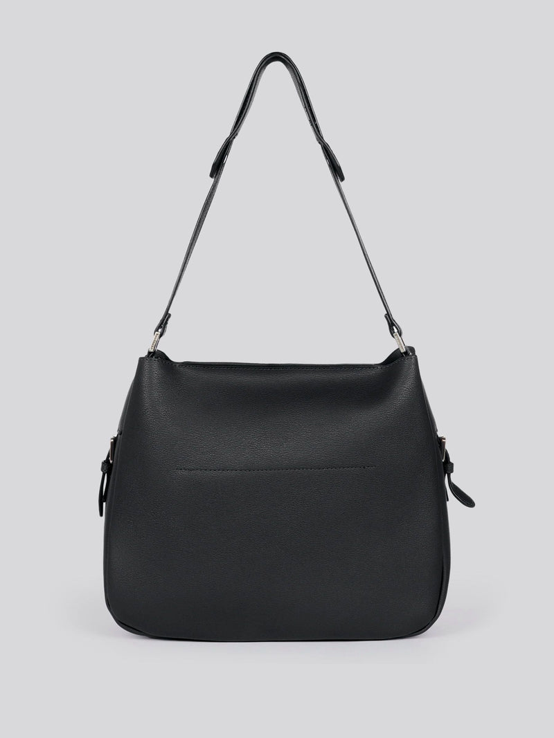 U.S. Polo Assn. black retro hobo bag - British product