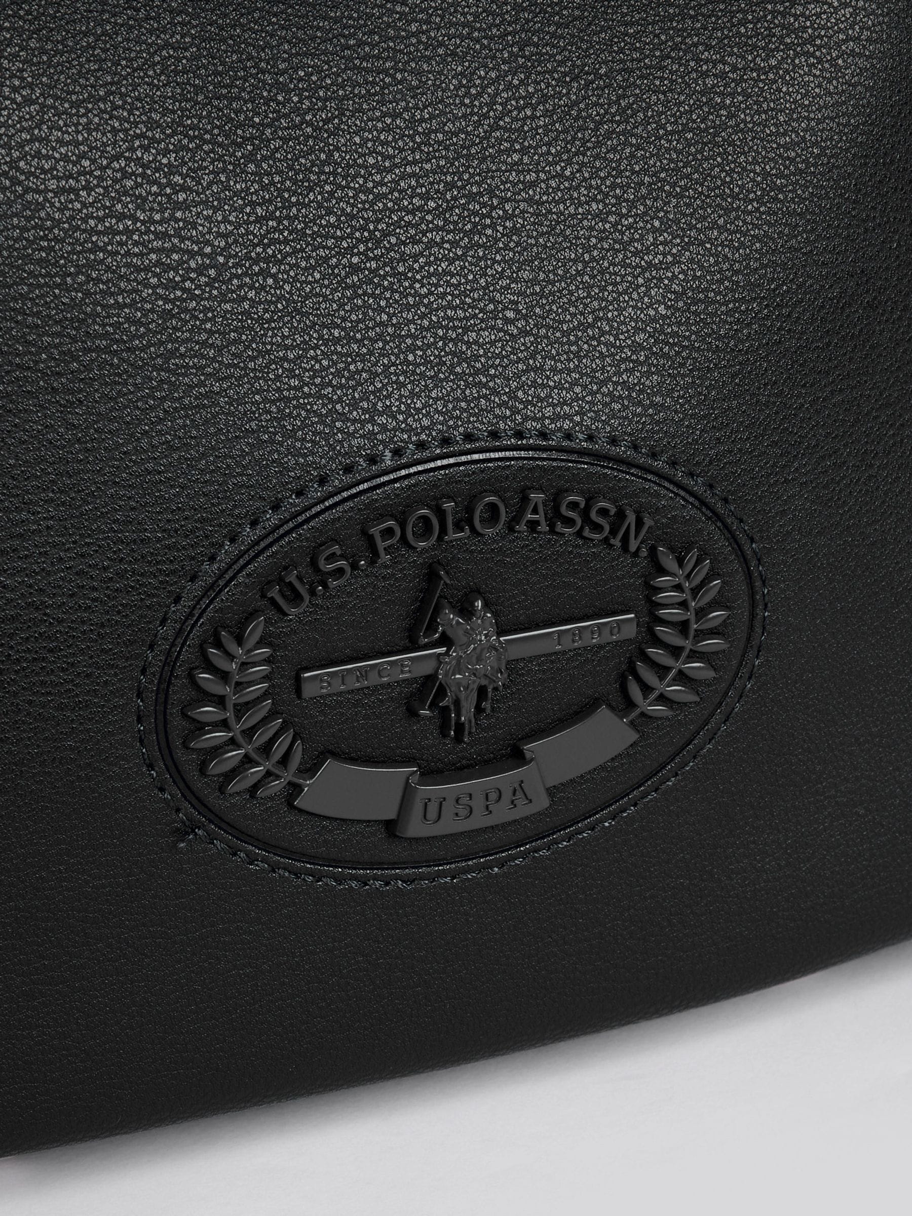 U.S. Polo Assn. black retro hobo bag - British product
