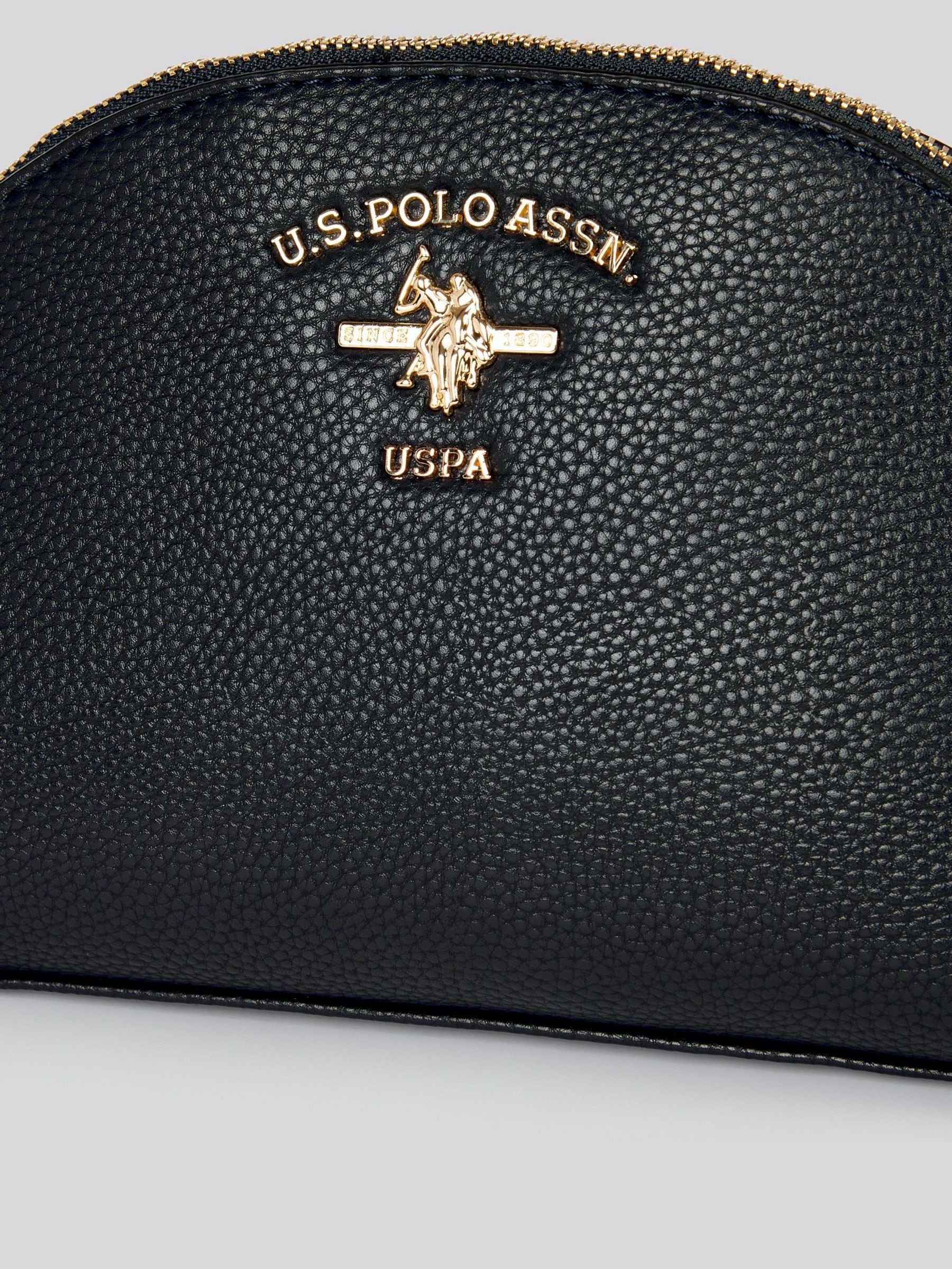 U.S. Polo Assn. Stanford black round beauty bag, UK version