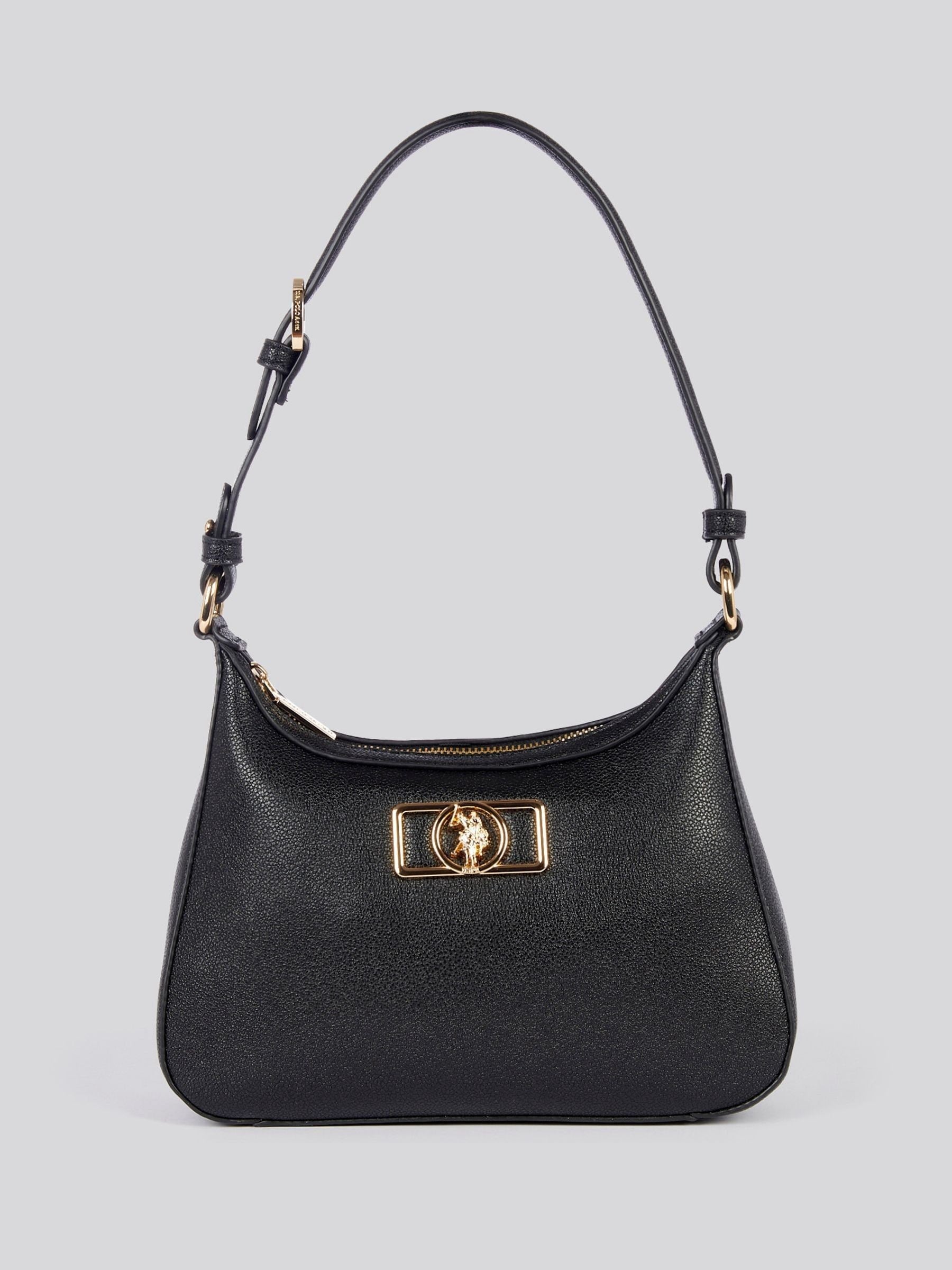 U.S. Polo Assn. black hobo bag, UK version
