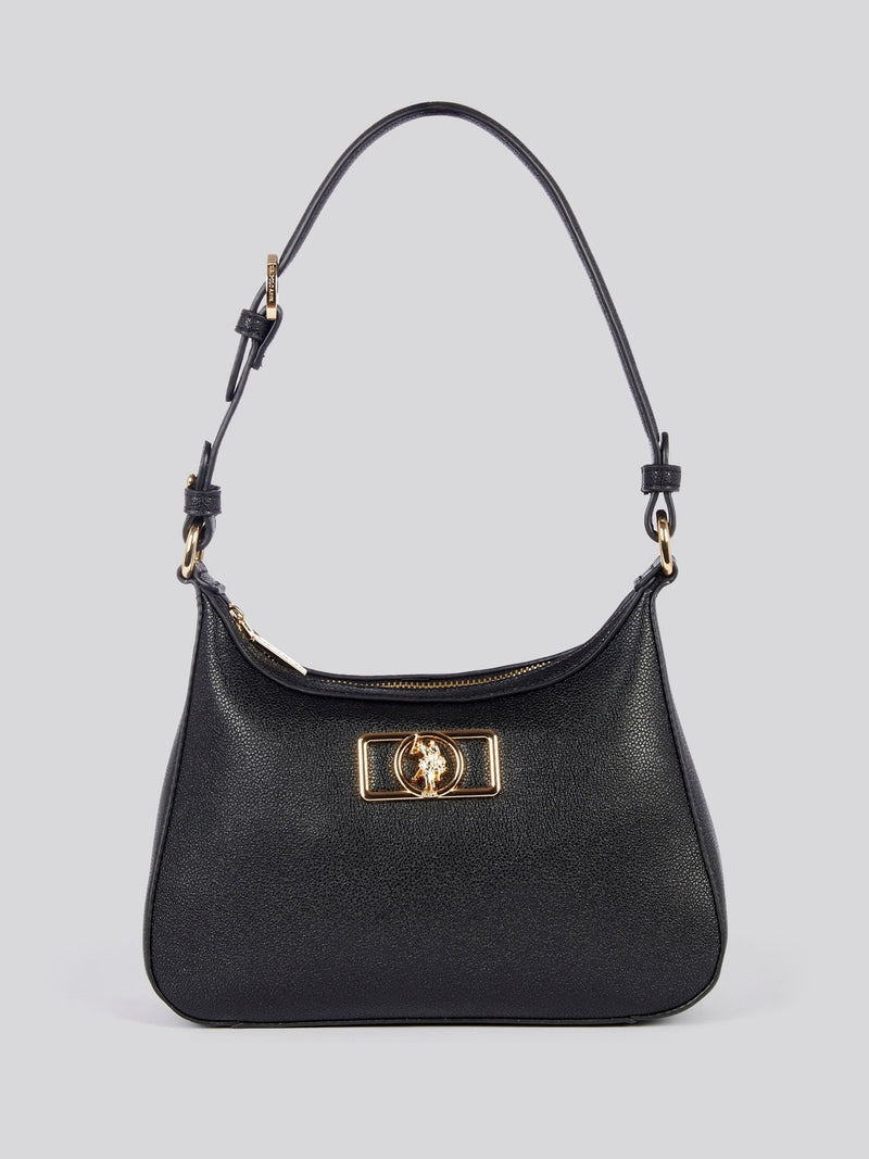 U.S. Polo Assn. black hobo bag, UK version