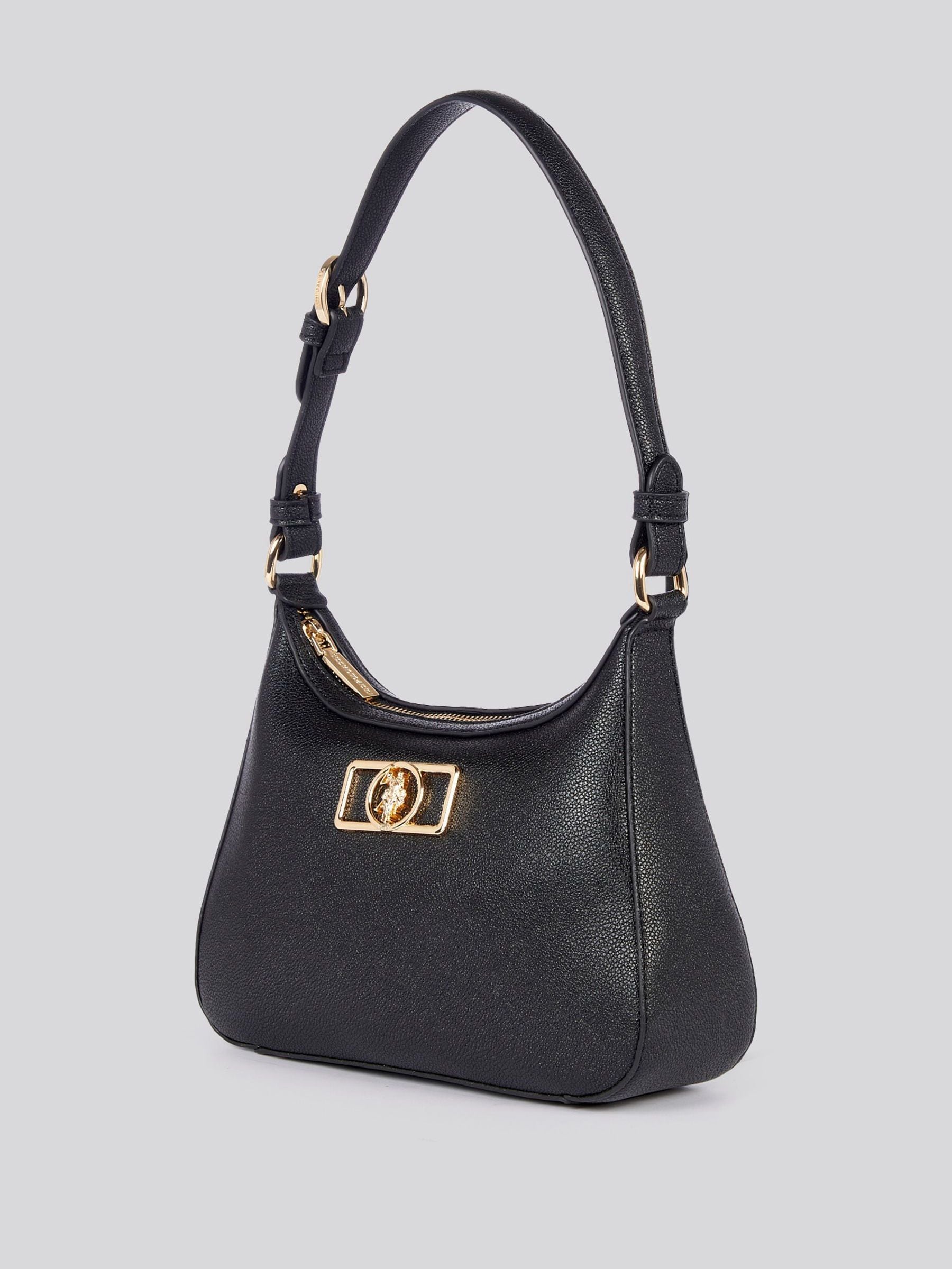 U.S. Polo Assn. black hobo bag, UK version