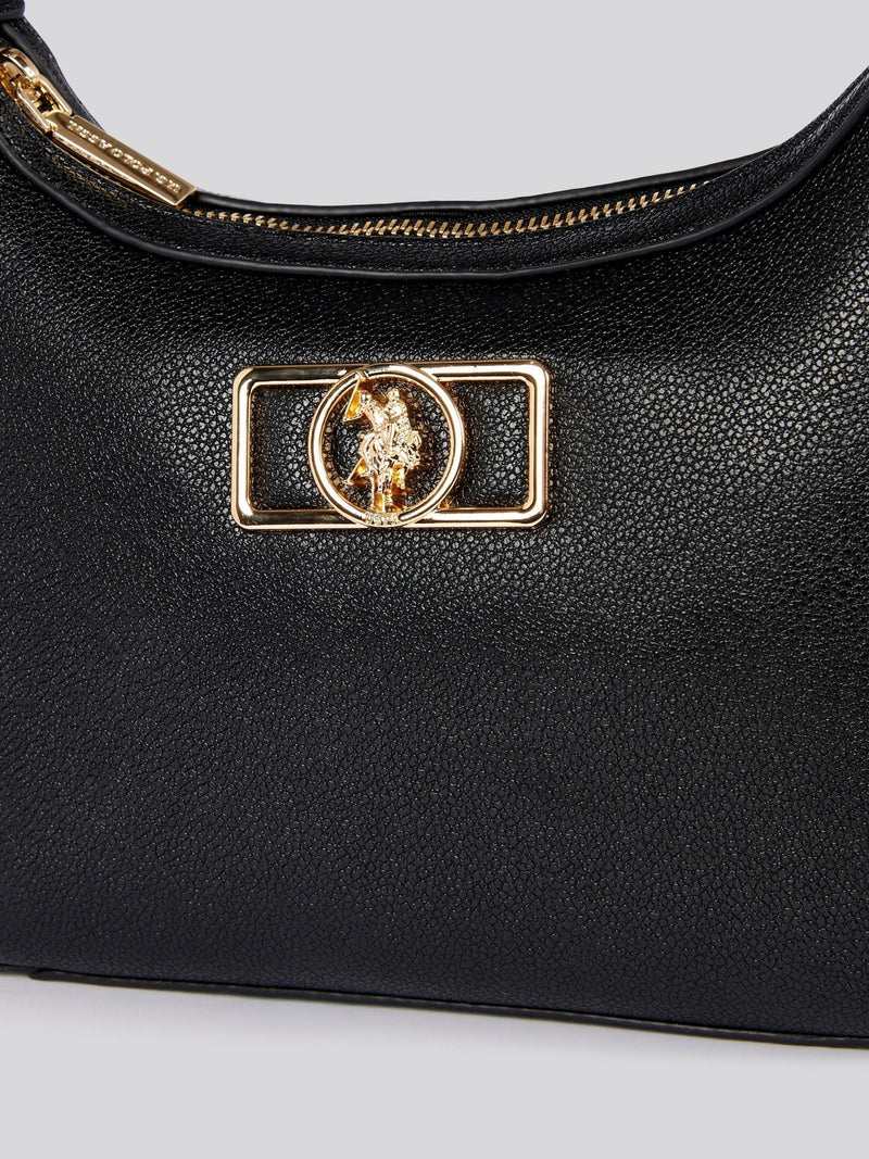 U.S. Polo Assn. black hobo bag, UK version