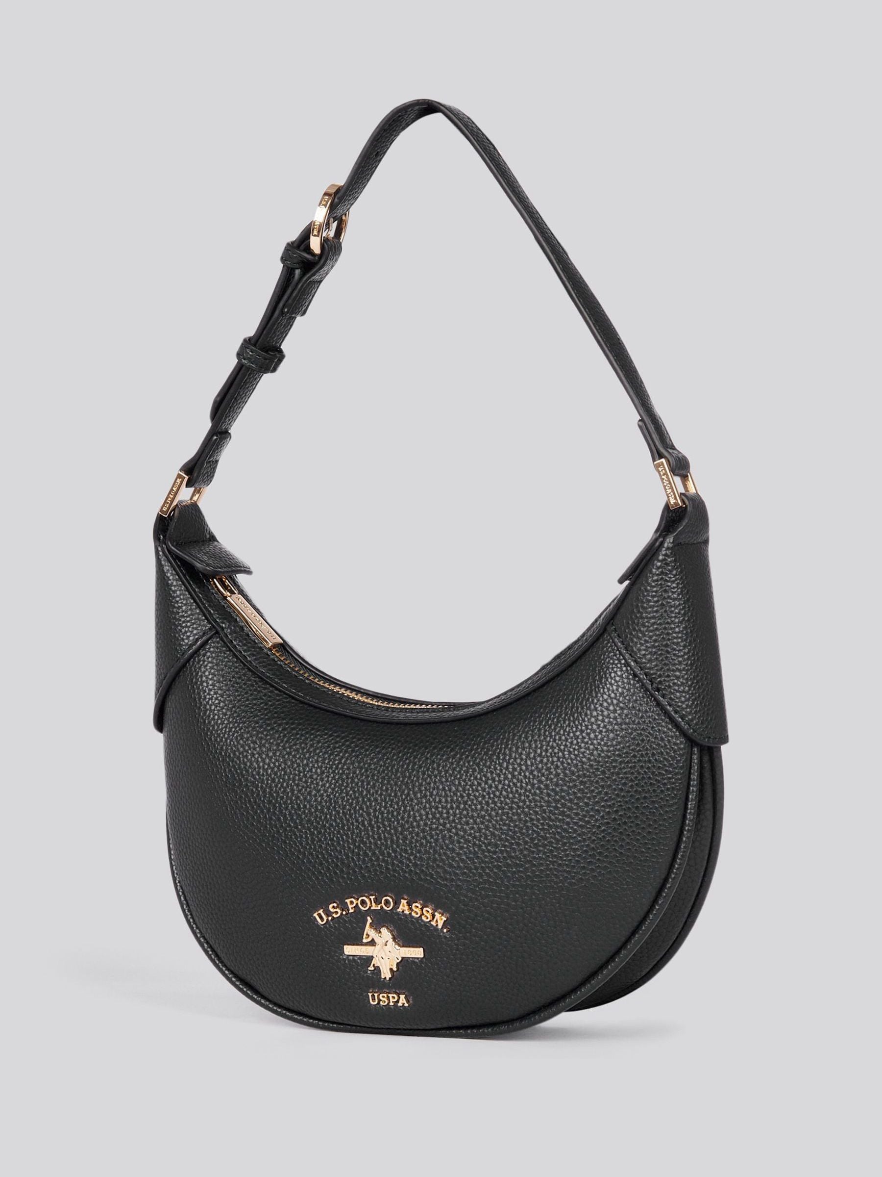 U.S. Polo Assn. Stanford Small Hobo Bag, imported from the UK