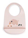 Done by Deer pink silicone bib Pigee, UK version