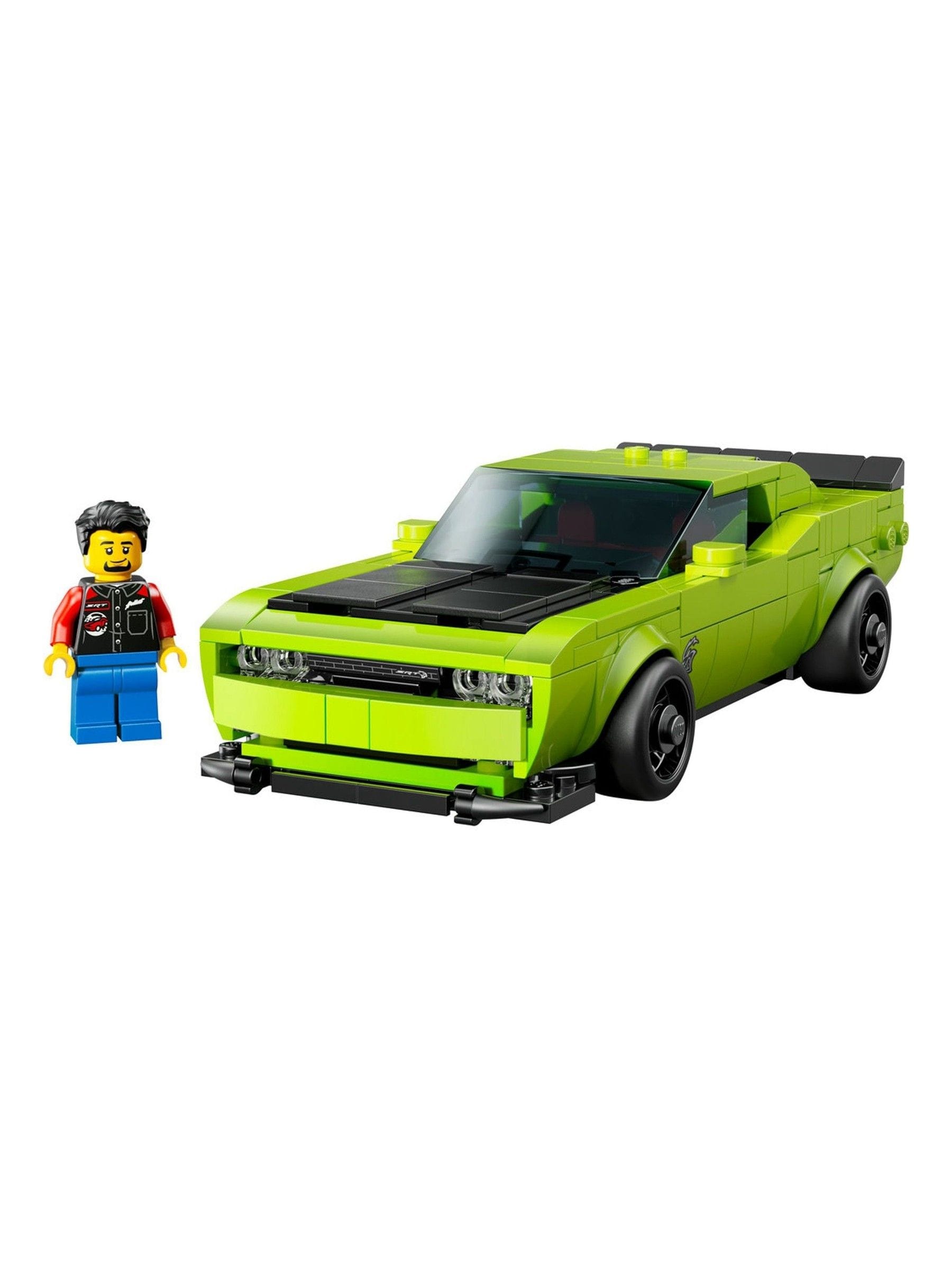 LEGO Speed Champions Dodge Challenger SRT Hellcat model - British product