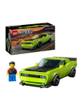 LEGO Speed Champions Dodge Challenger SRT Hellcat model - British product
