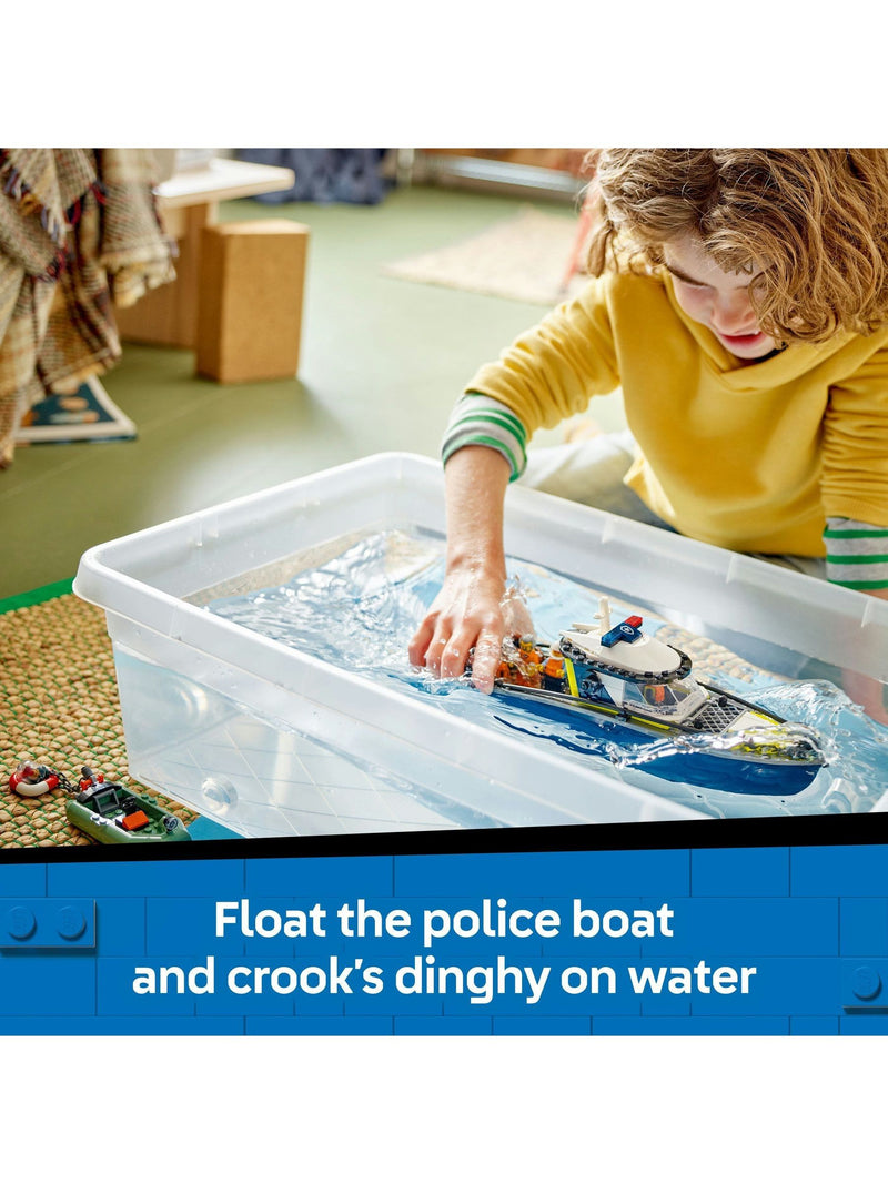 LEGO City Police Boat Chase 60456 building set (British brand)