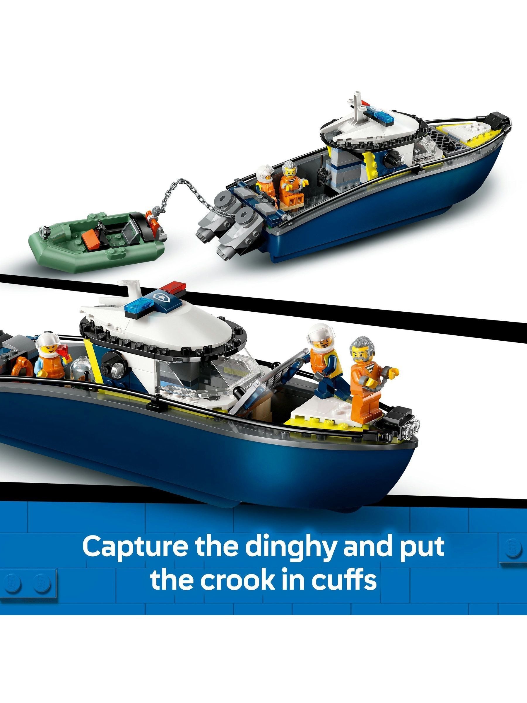 LEGO City Police Boat Chase 60456 building set (British brand)