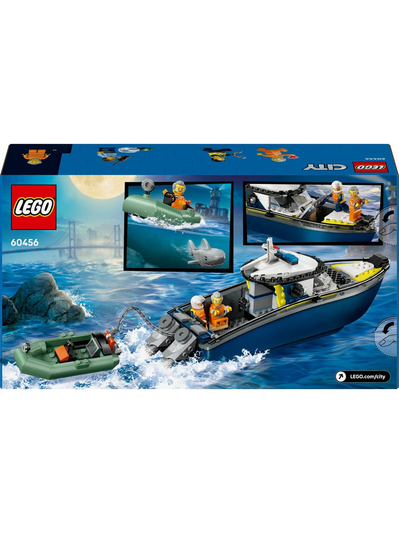 LEGO City Police Boat Chase 60456 building set (British brand)