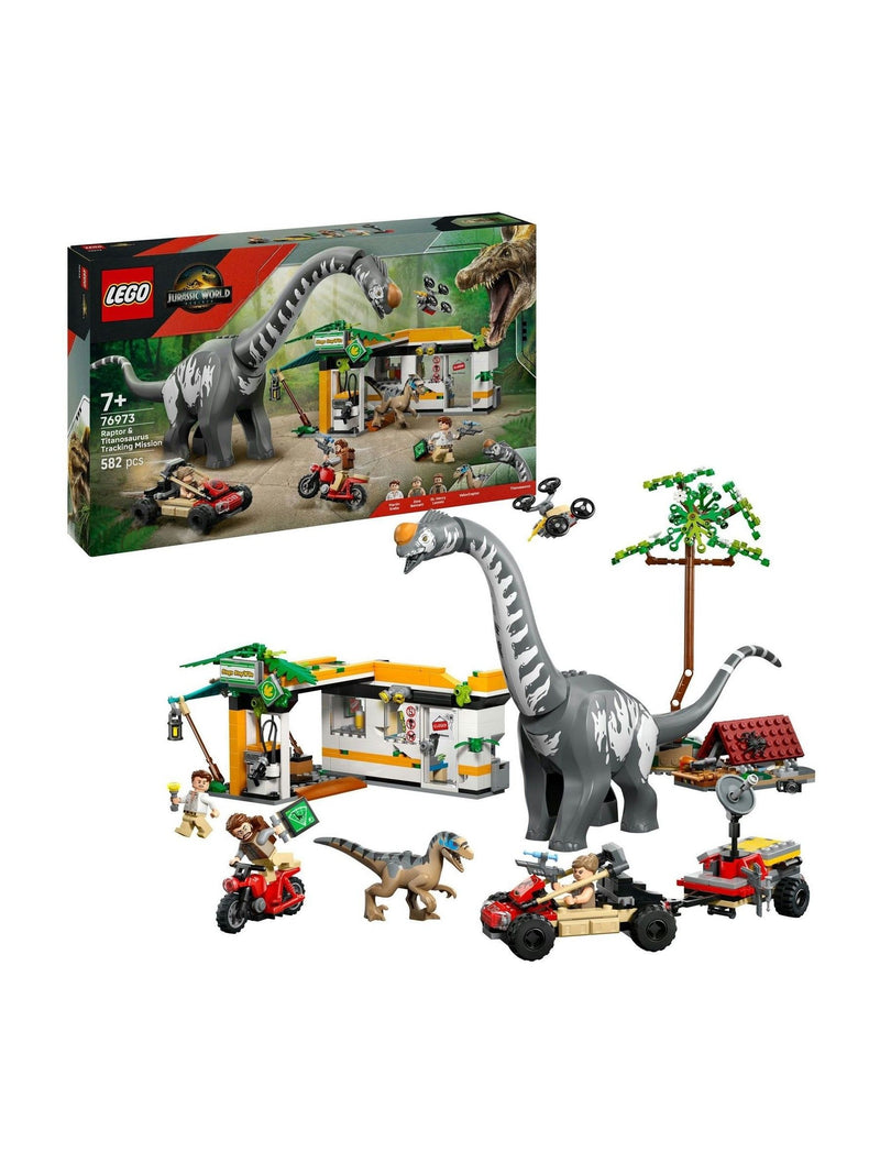 LEGO Raptor and Titanosaurus Tracking Mission toy (British brand)