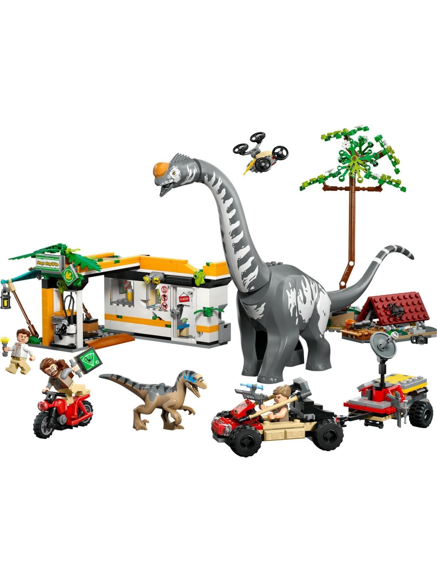 LEGO Raptor and Titanosaurus Tracking Mission toy (British brand)